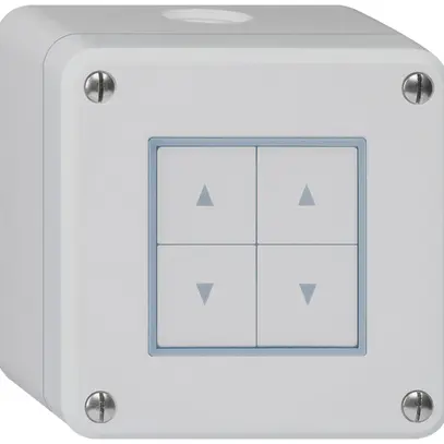 Interrupteur pour stores AP robusto IP55 gris avec 4 touches de fonction 