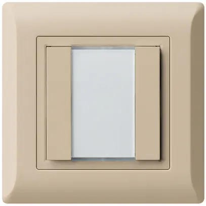 Poussoir multifonction ENC kallysto.line KNX RF 2× beige 