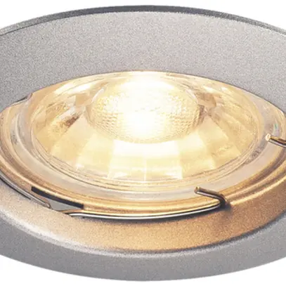Plafoniera INS SLV PIKA QPAR51, GU10 rigido IP20 grigio argento 