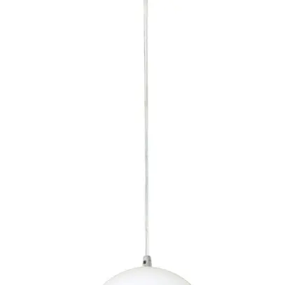 Lampada a sospens.LIGHT EYE GU10 75W con adattatore 1-fase IP20 bianco/cromo 