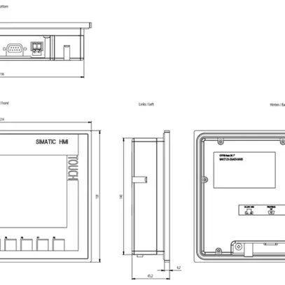Panneau de commande INC Siemens 7" KTP700 BASIC COLOR DP 2nd 