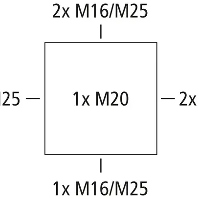 Boîte de dérivation AP Spelsberg Abox Pro XT SLK-4² 102×102×70mm IP68 gr 