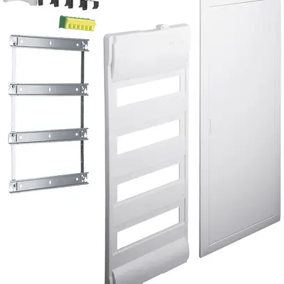 Kit di montaggio Hager volta con cornice/porta 4-file 