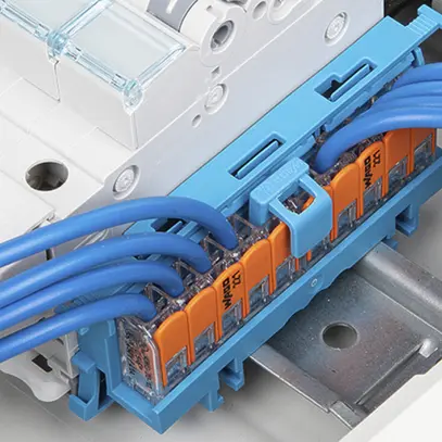 Ponte per cavi WAGO 221 senza funzione di bloccaggio 2L 41A blu 