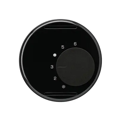 Insert pour thermostat d'ambiance ENC basico noir 24V 