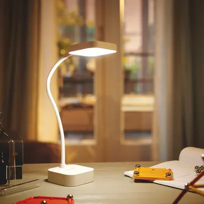Lampada da tavolo LED Philips Rock 5W 90lm 4000K bianco USB tipo A 