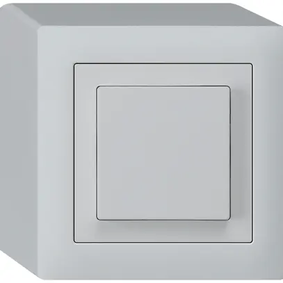 Interrupteur à poussoir AP kallysto 3/1L gris clair 