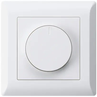 Variateur rotatif station secondaire ENC Hager kallysto.line blanc 