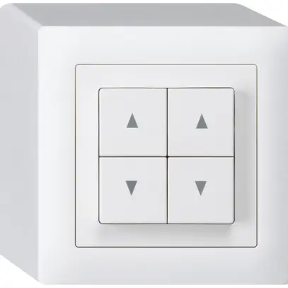 Pulsante per tappar.AP kallysto bianco con 4 tasti 