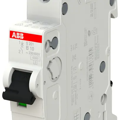 Disjoncteur ABB S201-B10 10A B 6kA 