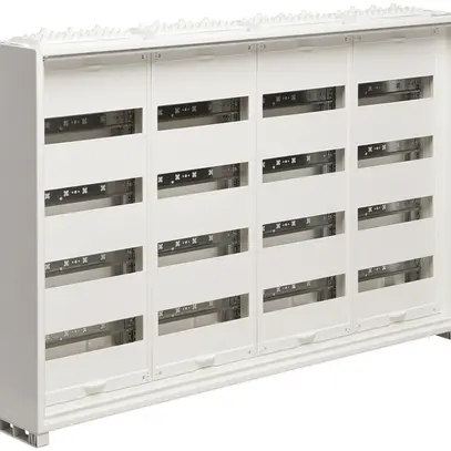 Distributore AP Hager univers 4-file 192UM IP30 1050×650×160mm 
