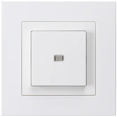 Interruttore pulsante luminoso INC kallysto.pro 3/2P bianco 