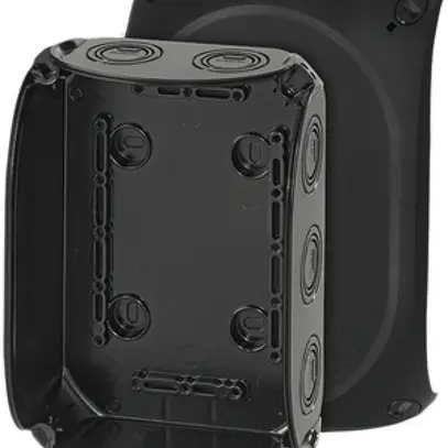 Boîte de dérivation AP Hensel KF B 10mm² sans bornes noir 