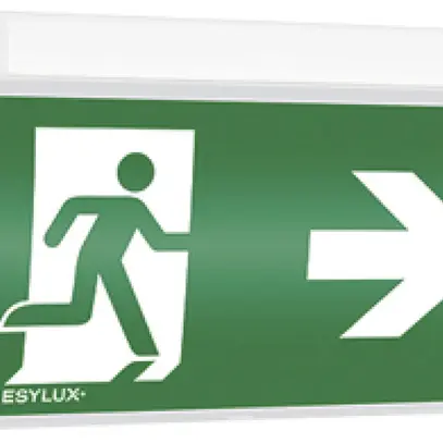 Lampada di emergenza ESYLUX SLF LEDi SC/C fissaggio murale, con accu 