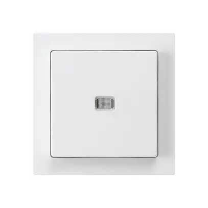Pulsante luminoso INC kallysto A-R/2P bianco 
