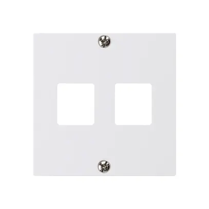 Kit frontal ENC HMS kallysto A pour 2 modules blanc 