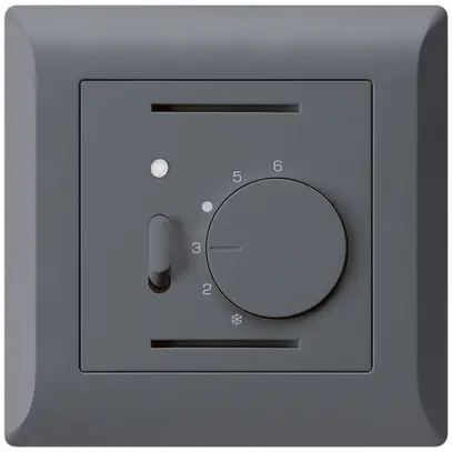 Thermostate d'ambiance ENC kallysto.line anthracite avec interrupteur 