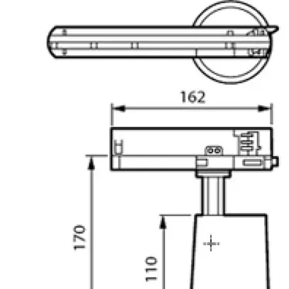 Spot LED Philips StoreFit MB 34.5W 3900lm 3000K bianco 