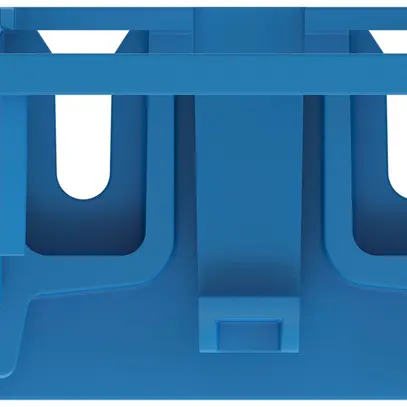 Befestigungsadapter WAGO o.Zugentlastung für 10×4mm² seitlich bl 