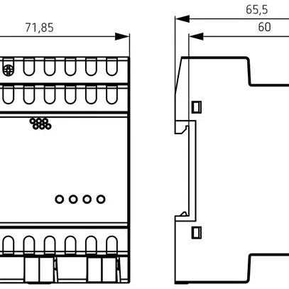 Alimentazione AMD Theben PS 640mA T KNX 