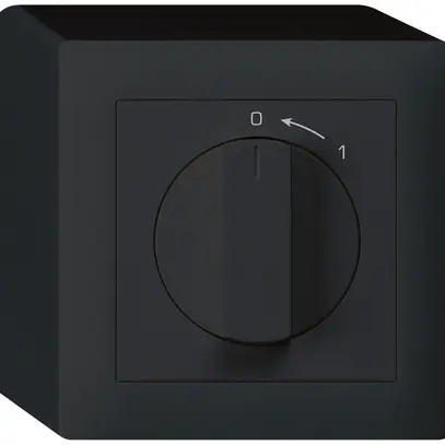 Contact pivotant AP 0<-1/1L noir kallysto avec manette 