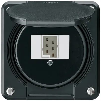 Boîte de raccordement ENC robusto IP55 noir 1×TT83 