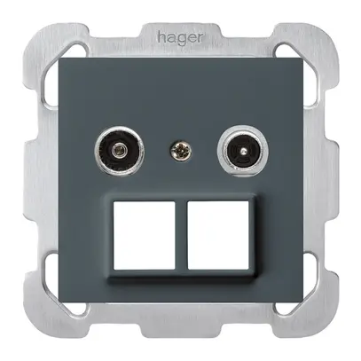 Presa multimedia INC kallysto R/TV montaggio B 10.5dB 2GHz antracite 