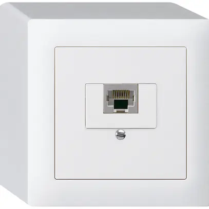 Boîte AP kallysto 1×RJ45s blanc 