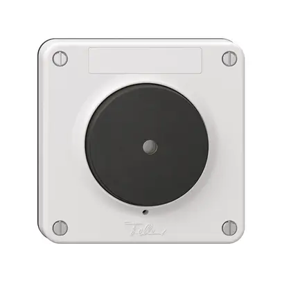 Contatto suoneria luminoso NEVO N.CO c.etichetta, 16A, 230 VAC, bianco 