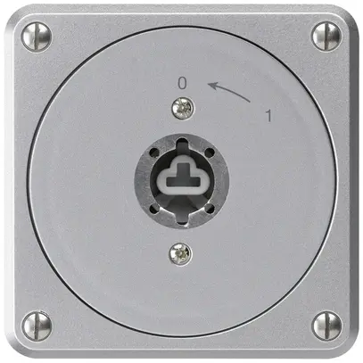 Contact pivotant à clé ENC robusto aluminium sans clapet sans cylindre 1P 