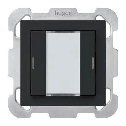 UP-Taster kallysto B KNX 2× RGB LED s/e-link schwarz 