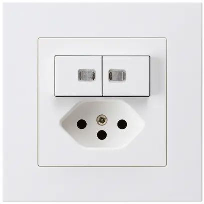 Combinazione luminosa INC 1/3+3/1P+T13 bianco kallysto.pro 2 lenti 