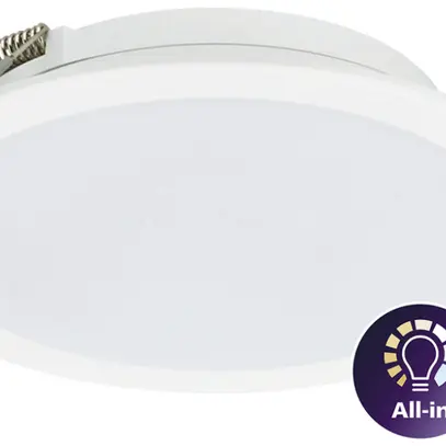Downlight LED Philips Ledinaire DN065B 19W 2000lm 830…965 110° Ø218mm blanc 
