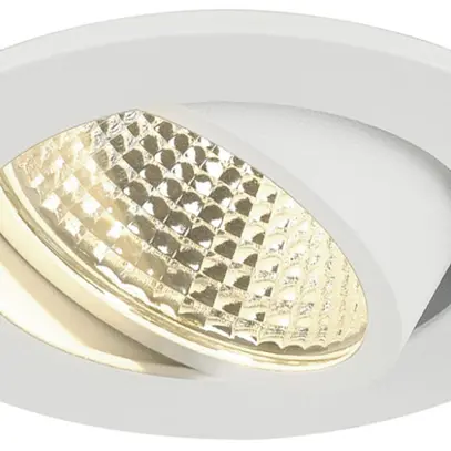 Downlight LED INS SLV NEW TRIA, 5.3W 300lm 3000K 38° tonda IP20 bianco opaco 