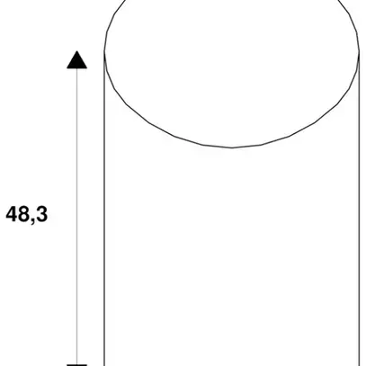 Picchetto da terra SLV p.ROX ACRYL POLE/ARCOLOS UP BEAM/SQUARE POLE/GLOO PURE 