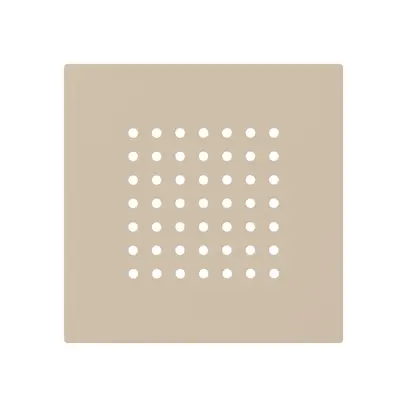 Placca frontale kallysto per suoneria beige 