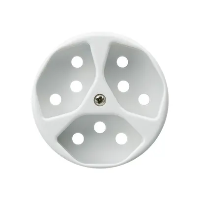 Disque frontal 3×type 13 basico blanc avec sécurité enfants 