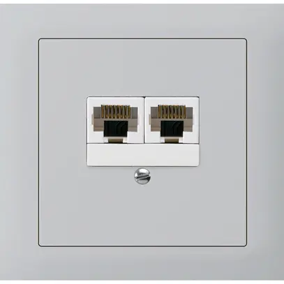 Scatola INS kallysto 2×RJ45u separato grigio chiaro 
