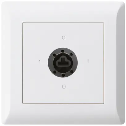 Interruttore rotativo INC kallysto.line 0/1L bianco per serratura senza cilindro 