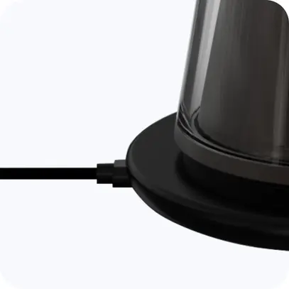 Lampada da tavolo a batteria X8 by xoxo, 3W, 2700K, antracite 