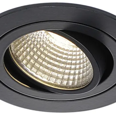 Downlight LED INS NEW TRIA 1 SET, 8W 625lm 3000K 38° tonda IP20 nero opaco 