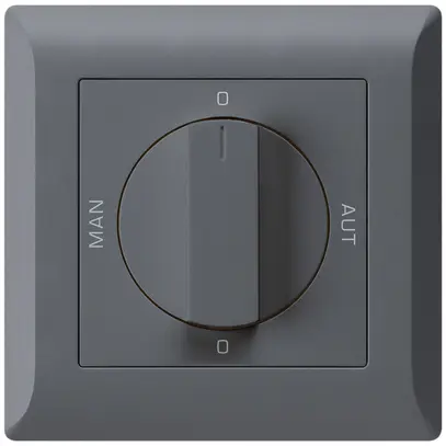 Interrupteur rotatif ENC 0-Man-0-Aut. kallysto.line 2/1L anthracite avec manette 