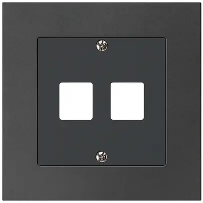 Kit frontal ENC HMS kallysto.pro pour 2 modules noir 