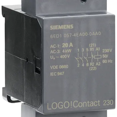 Module de contacteur Siemens LOGO! Contact 230VAC 3F 1O 