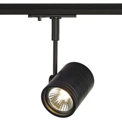 Proiettore SLV BIMA I, GU10 50W con adattatore 1-fase IP20 nero 