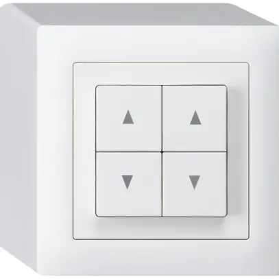 Interrupteur pour stores AP kallysto blanc avec 4 touches 