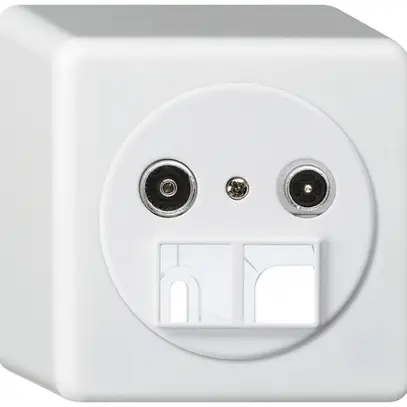 Presa multimedia AP basico TV-R 10.5dB 2GHz bianco 