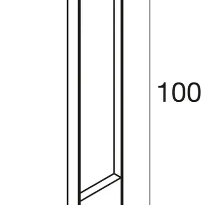 Borne lumineuse LED SLV FLATT POLE 100 9.7W 3000/4000K 400lm IP65 anthracite 