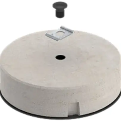 Rinnenbefestigungs-Set Bettermann mit FangFix-Stein 