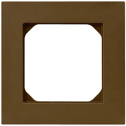 Cadre de recouvrement ENC kallysto.pro 1×1 brun 94×94mm 